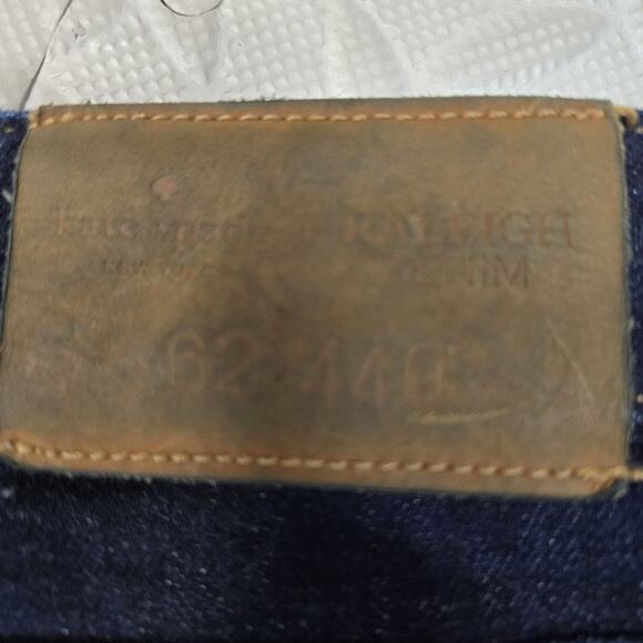 Raleigh Denim x Kate Spade Jeans Womens 26 Dare Straight Leg Mid Rise Dark Wash - Picture 8 of 16